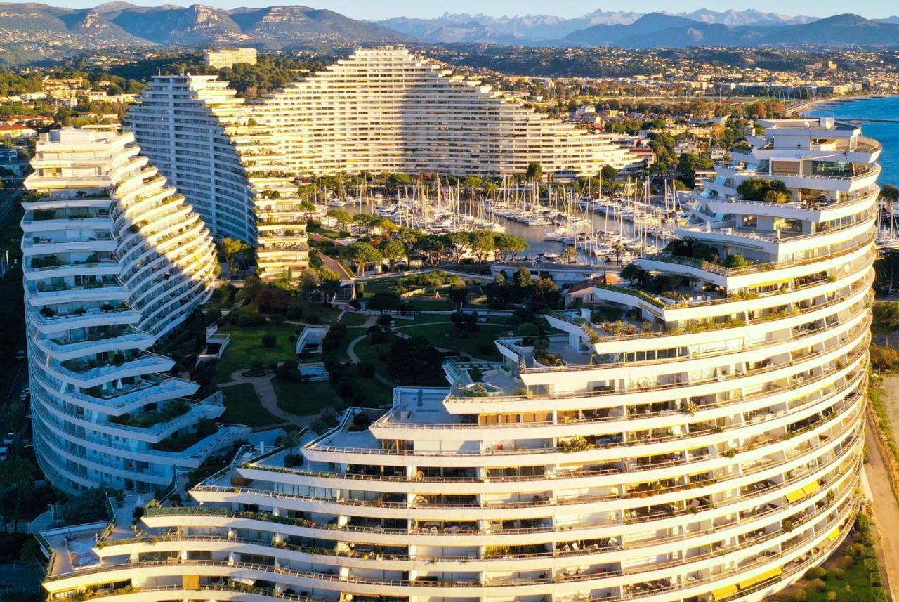 Blue Terrace Apartment - Marina Baie Des Anges Villeneuve-Loubet Exterior foto