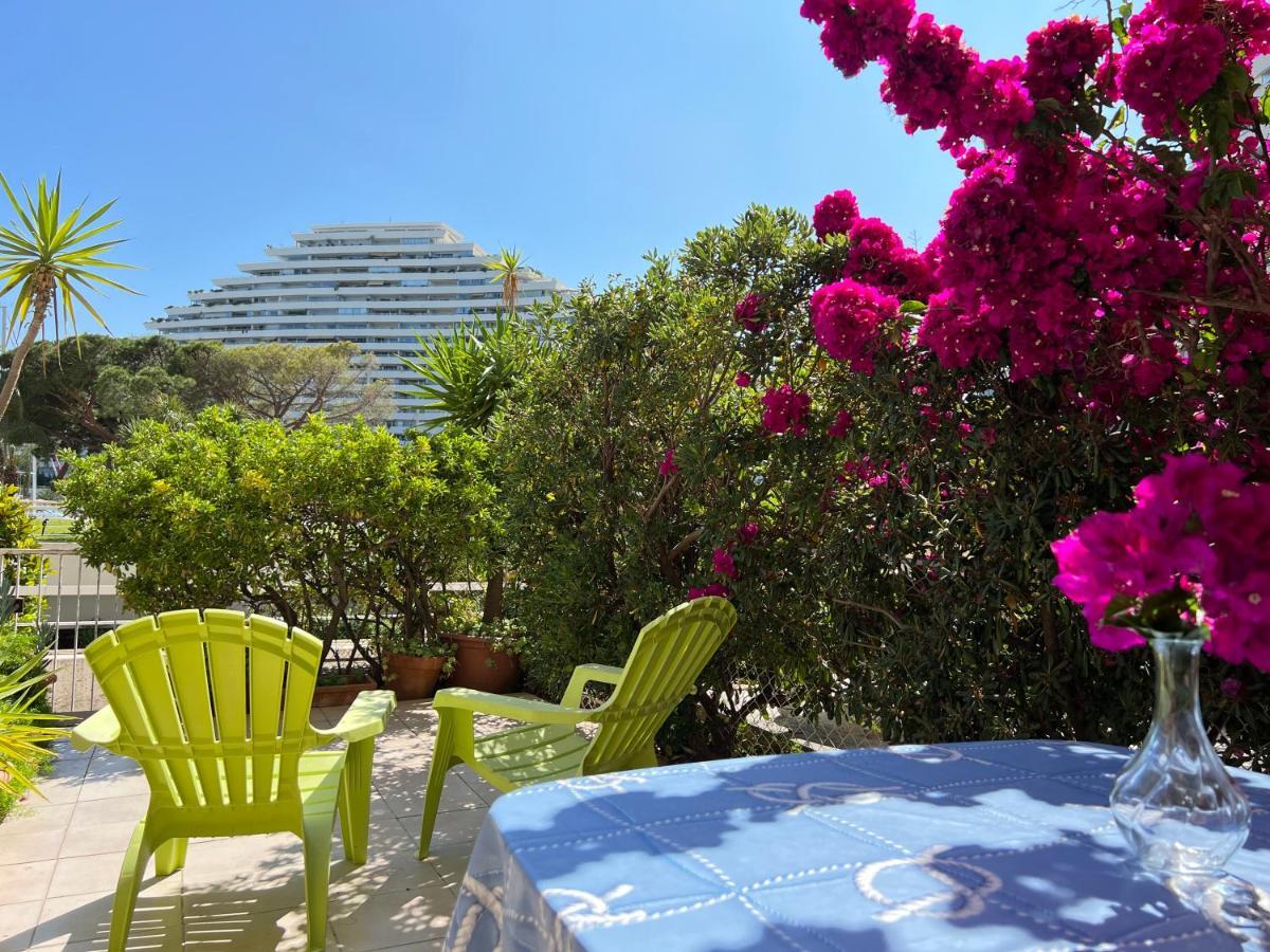 Blue Terrace Apartment - Marina Baie Des Anges Villeneuve-Loubet Exterior foto